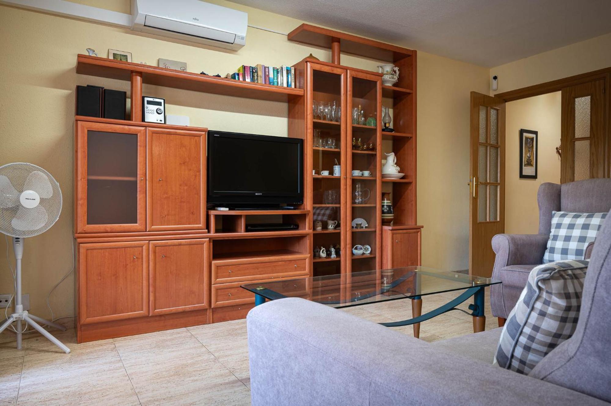 Апартаменты At044 Cerca De La Playa, Con Piscina Y Airco Торредембарра Экстерьер фото