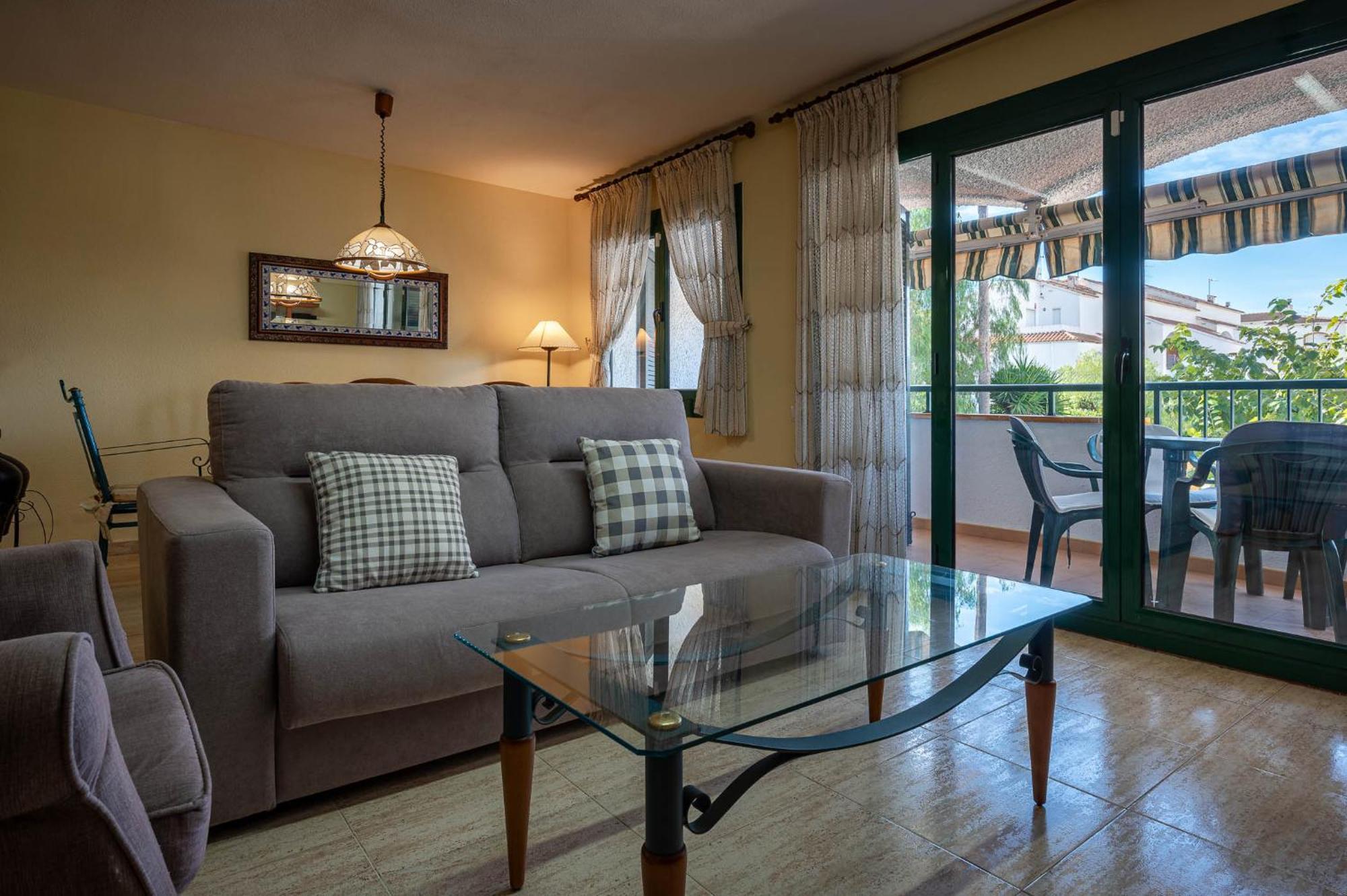Апартаменты At044 Cerca De La Playa, Con Piscina Y Airco Торредембарра Экстерьер фото